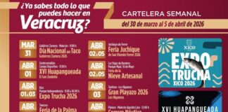 Inicia Semana Santa con actividades turísticas en municipios de Veracruz.