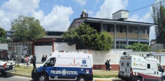 Evacúan telesecundaria en Banderilla por presunta acumulación de químicos; alumnado presentó malestar