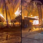 Incendio en Punta Zicatela arrasó con decenas de negocios turísticos en Puerto Escondido, Oaxaca