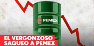 Celebremos el saqueo de Pemex .