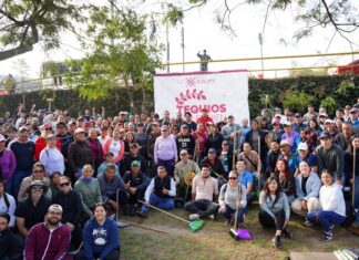 En el marco del Día Mundial del Agua, Ayuntamiento de Xalapa realiza Tequio en la Laguna de Casa Blanca