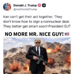 Donald Trump escala su discurso contra Irán y lo amenaza de nuevo.
