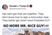 Donald Trump escala su discurso contra Irán y lo amenaza de nuevo.