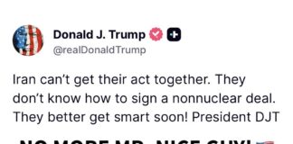 Donald Trump escala su discurso contra Irán y lo amenaza de nuevo.