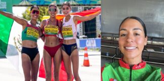 La marchista mexicana Alejandra Ortega hace historia con plata mundial en Brasilia