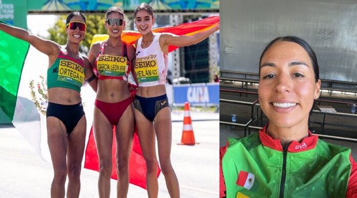 La marchista mexicana Alejandra Ortega hace historia con plata mundial en Brasilia