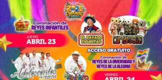 Llega el Carnaval Cardel 2026 con música y tradición del 23 al 26 de abril