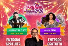 Todo listo para el Carnaval Tuxpan: grandes artistas y diversión para toda la familia