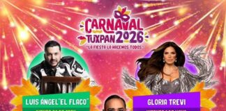 Todo listo para el Carnaval Tuxpan: grandes artistas y diversión para toda la familia