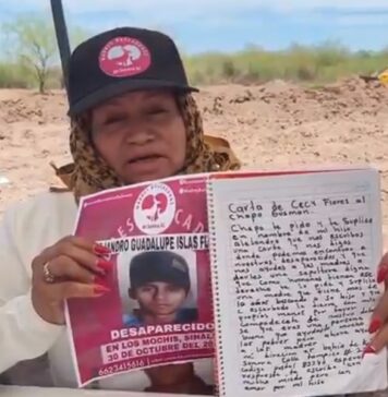 #Video: Ceci Flores pide al Chapo que también les mandé una carta que revele dónde quedaron sus hijos.