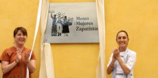 En Morelos, presidenta Sheinbaum inaugura Museo de las Mujeres Zapatistas