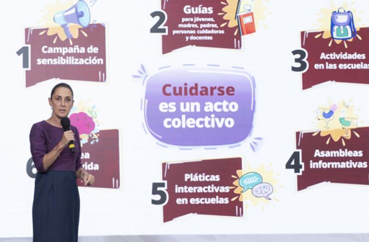 Presidenta presenta los 6 ejes de la Estrategia Nacional de Atención a la Salud Mental para las y los jóvenes: “El ABC de las Emociones”