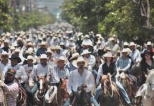 Cabalgata reúne a 3 mil jinetes y caballos en el cierre del Congreso del Caballo