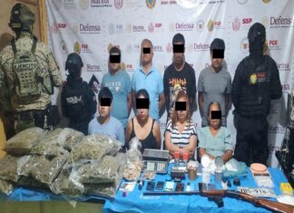 SSP detiene a 82 personas y rescata a 14 en Veracruz .