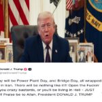 Trump lanza última llamada a Irán; advierte ataques contra infraestructuras clave si no abren estrecho de Ormuz