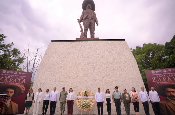 Desde Veracruz, Rocío Nahle reivindica a Zapata como guía de la transformación