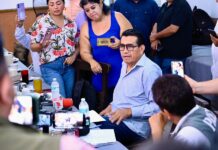 Exhorta diputado Esteban Bautista al diálogo en Tatahuicapan.