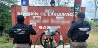FGR asegura tres mil litros de gas L.P. en Acayucan, Veracruz
