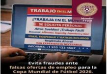 Alertan de falsas ofertas de empleo ligadas al Mundial 2026