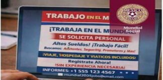 Alertan de falsas ofertas de empleo ligadas al Mundial 2026