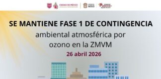 Contingencia ambiental por ozono se mantiene en el Valle de México