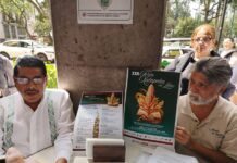 Anuncian la XXII Feria Xalapeña del Libro en el parque Juárez.