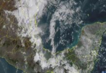 Frente frío 43 provoca lluvias y descenso de temperatura en Veracruz