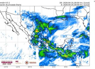 PC Veracruz emite #AvisoEspecial por Frente frío 45 #AsíElClima