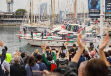 La Global Sumud Flotilla logra desviar un buque que transporta materias primas a Israel