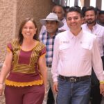 Gobernadora de Veracruz y titular de CONAGUA supervisan el Acueducto Coatzacoalcos