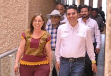 Gobernadora de Veracruz y titular de CONAGUA supervisan el Acueducto Coatzacoalcos