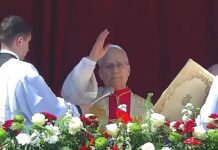 Que callen las armas y cambien los corazones: Urbi et Orbi, Papa León XIV