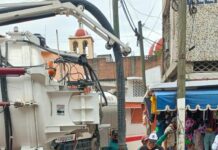 Atiende CAEV afectaciones por lluvias en infraestructura pluvial y sanitaria en Álamo.