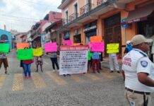 Ejidatarios de Ranchoapan protestan en Xalapa por adeudo millonario de Sedatu en San Andrés Tuxtla.