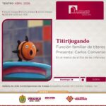 Titirijugando, una experiencia escénica que acerca la niñez al arte en la Galería de Arte Contemporáneo.