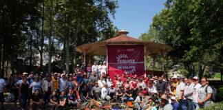 Mediante los Tequios, dependencias municipales unen esfuerzos para dignificar espacios públicos y fortalecer el tejido social