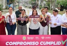 Aquí están sus impuestos: Rocío Nahle entrega carretera Papantla–Espinal