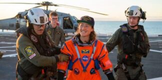 La astronauta Christina Koch destaca el rol de las mujeres tras el exitoso viaje al espacio profundo de Artemis II