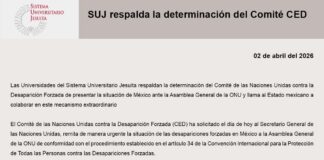 Universidades jesuitas respaldan decisión de la ONU sobre desapariciones en México