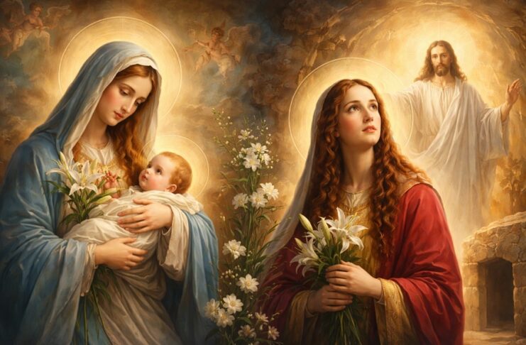 María y María Magdalena dos piedras fundamentales del cristianismo .