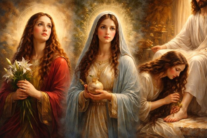 Las tres Marías en enseñanza divina