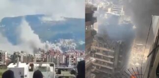 Israel lanzó 160 bombas en minutos sobre distintas zonas civiles de Líbano, mata a 250 y más de mil lesionados.