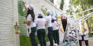 #Veracruz: Juventudes transforman espacios con Tequios por la Tierra y Murales Mundialistas