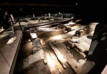 El Yacimiento Arqueológico del Museo Carmen Thyssen Málaga .