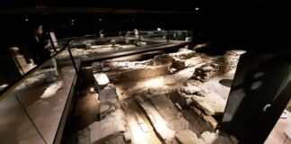 El Yacimiento Arqueológico del Museo Carmen Thyssen Málaga .