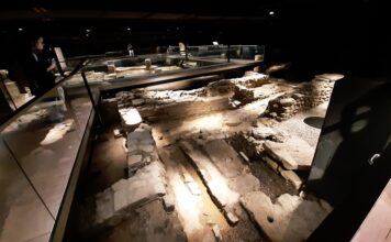 El Yacimiento Arqueológico del Museo Carmen Thyssen Málaga .