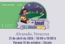 Paseo literario de Amatl en tu municipio celebra el Día Mundial del Libro en Alvarado