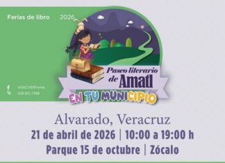 Paseo literario de Amatl en tu municipio celebra el Día Mundial del Libro en Alvarado