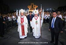 Peregrinación de la Arquidiócesis de Xalapa a la Basílica de Guadalupe .