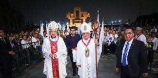 Peregrinación de la Arquidiócesis de Xalapa a la Basílica de Guadalupe .